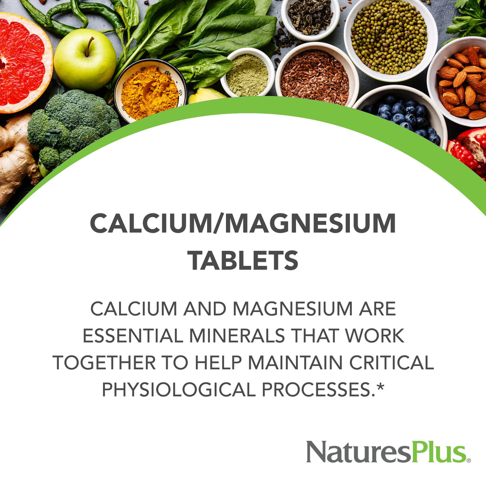 Vegetarian Cal/Mag tablets next to packaging