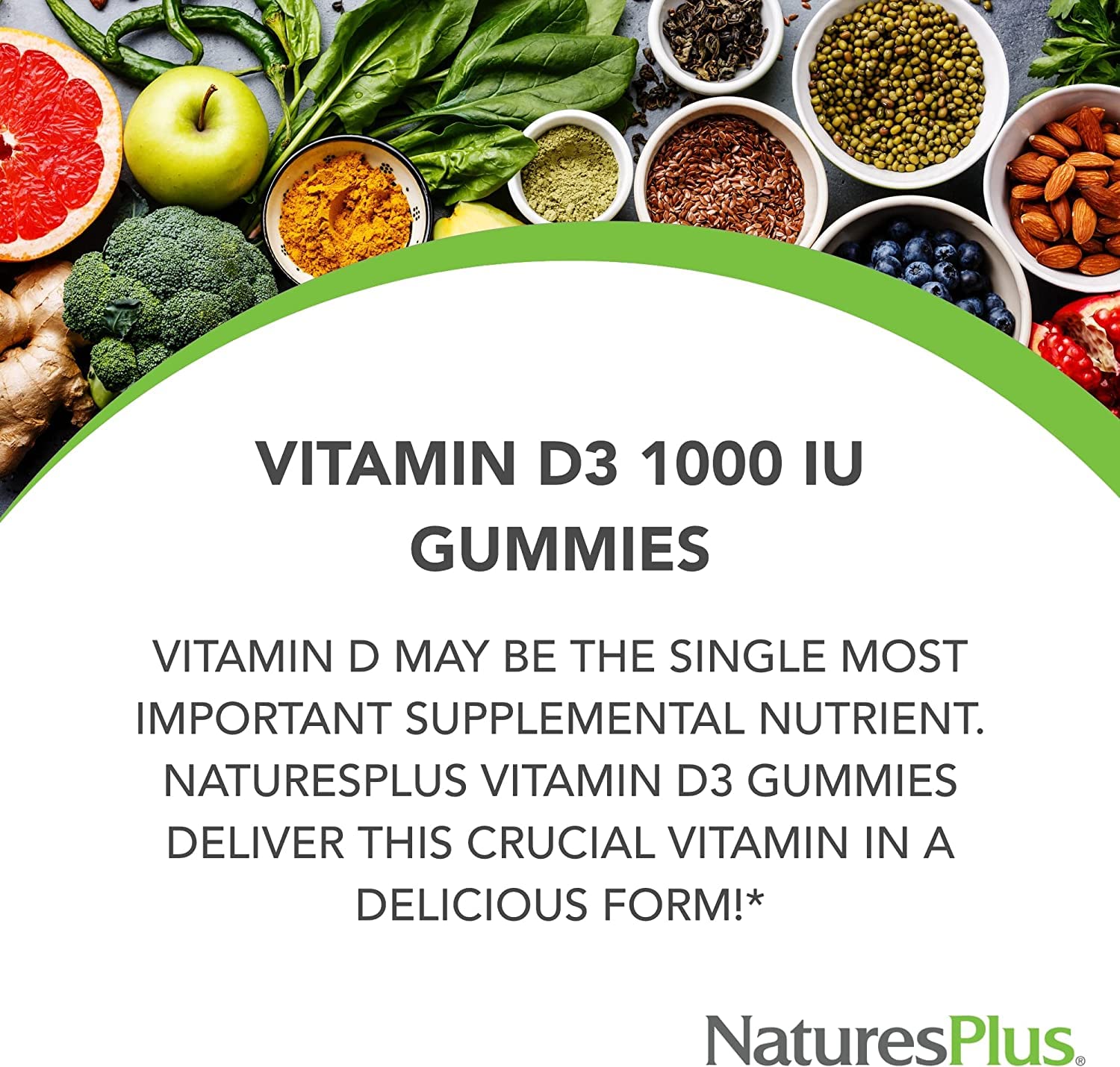 Close-up of a mixed berry gummy vitamin D3 gummy