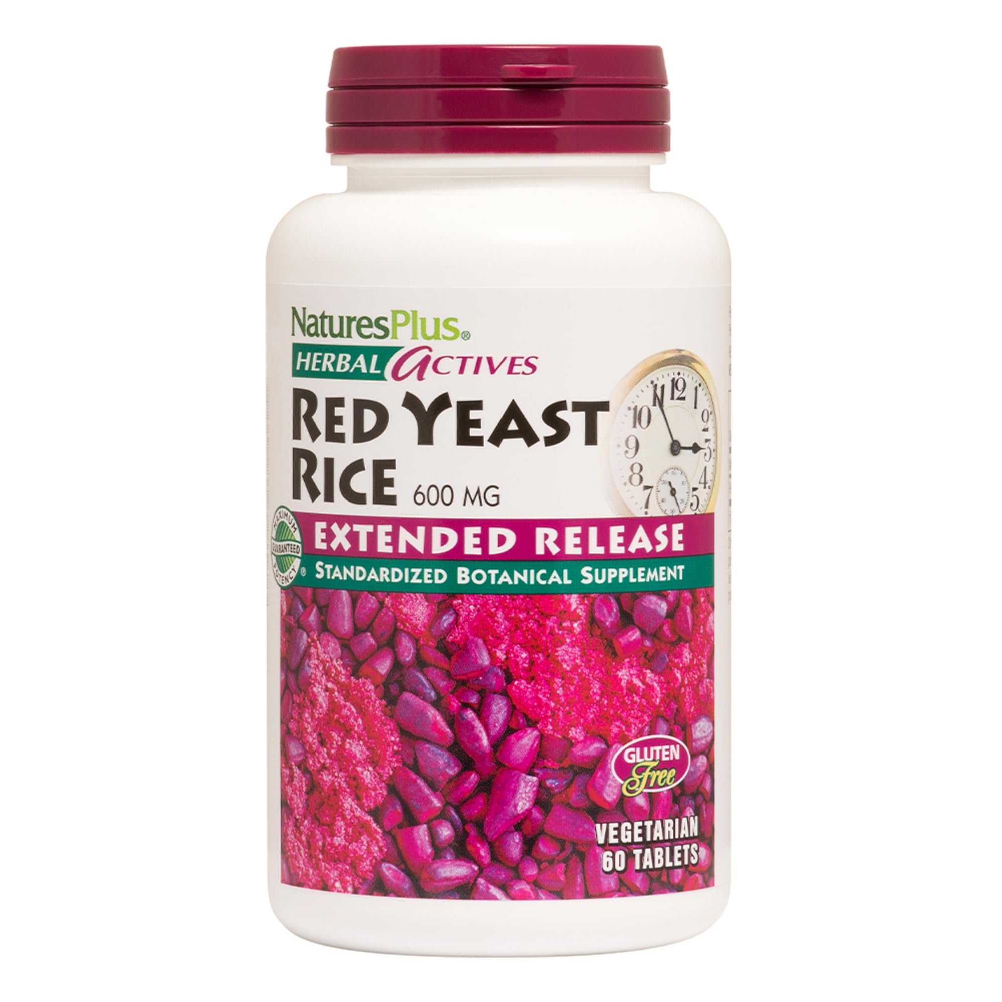 Hero image of NaturesPlus Herbal Actives Red Yeast Rice Extended Release 600mg 60 vegan tablets