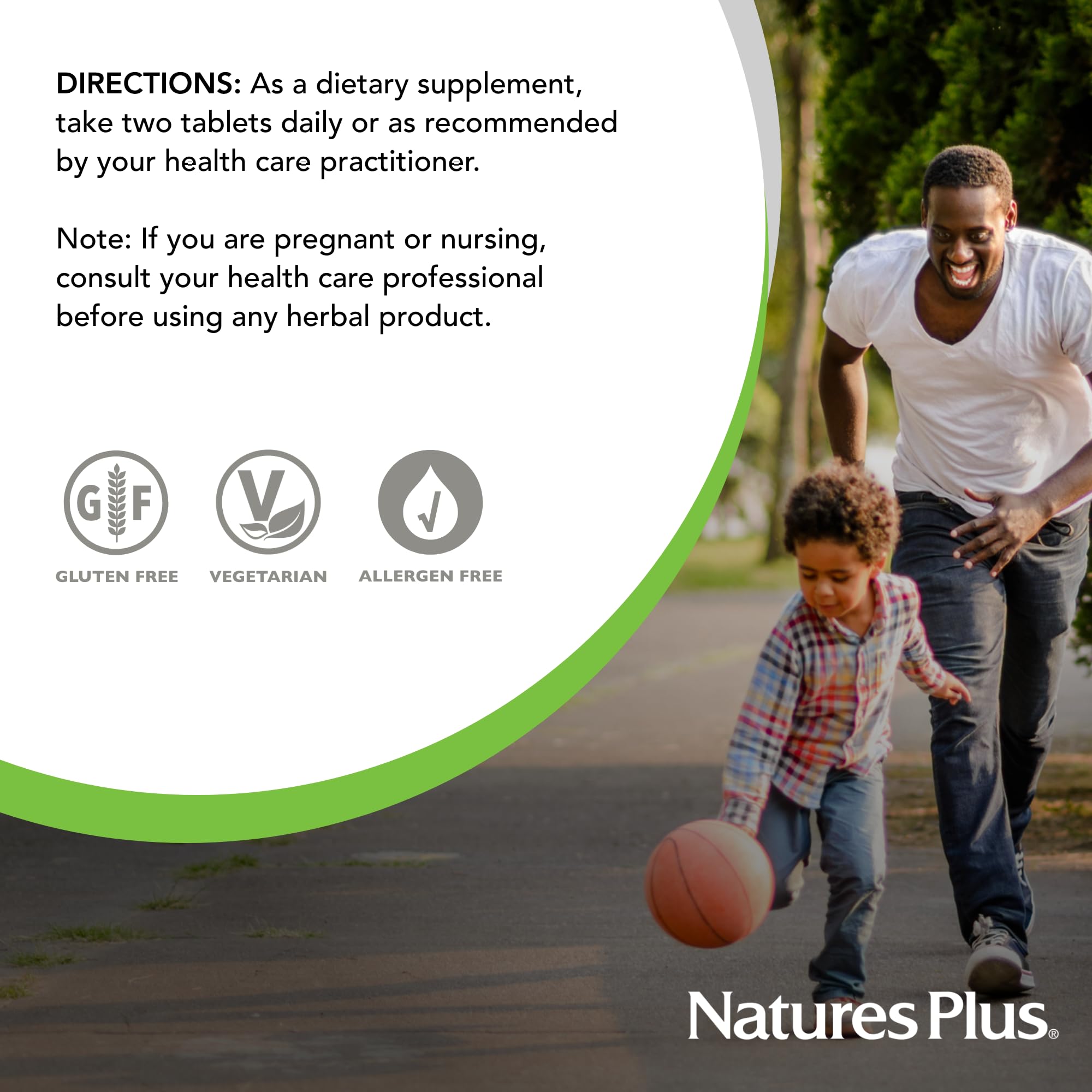 NaturesPlus Herbal Actives Resveratrol packaging and bottle