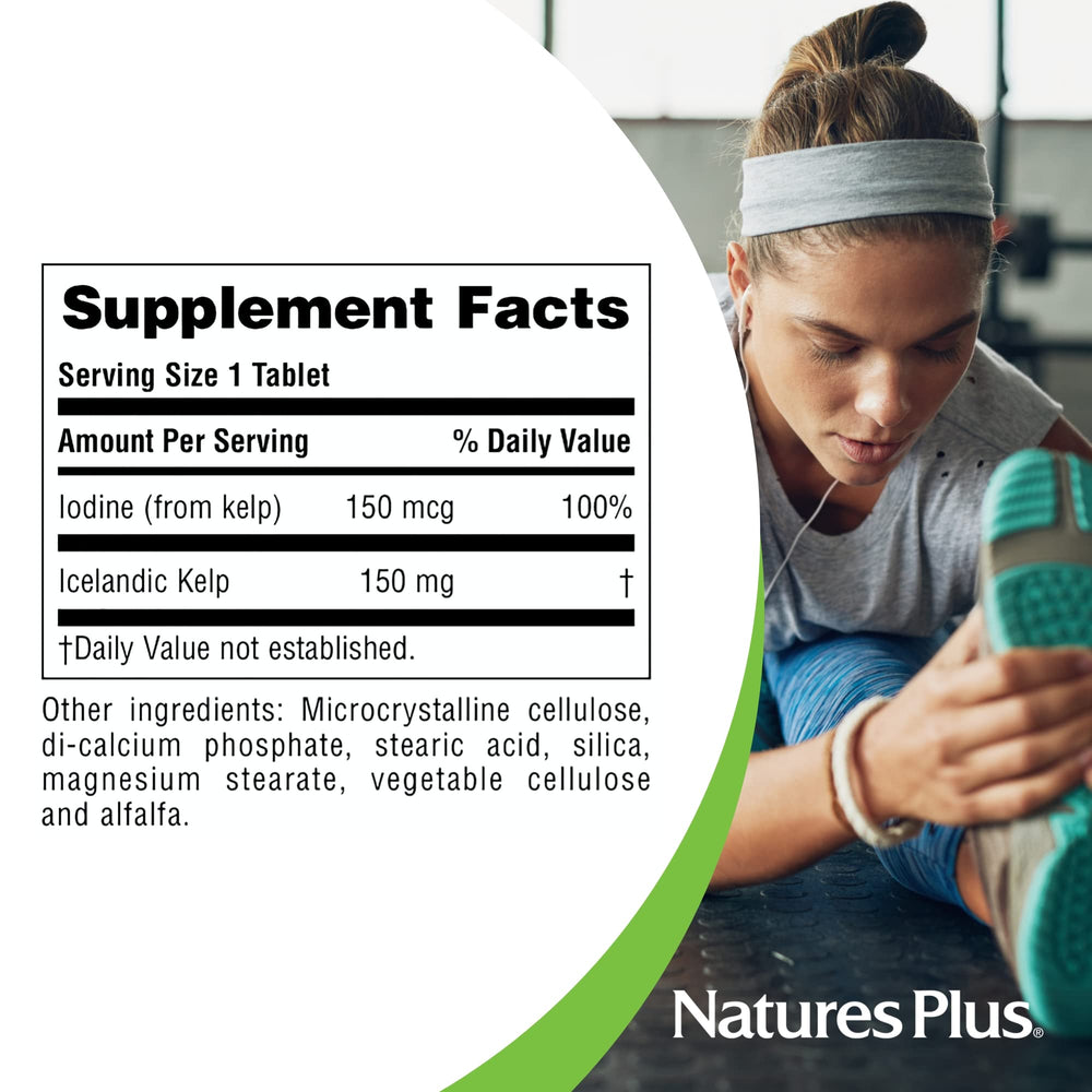 Vitamin and mineral listing on package