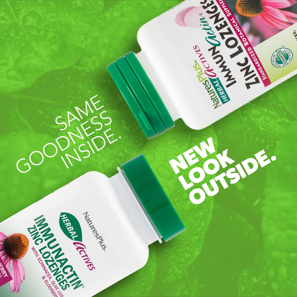 Pack of 2 ImmunActin zinc lozenges for immune support – 120 servings total