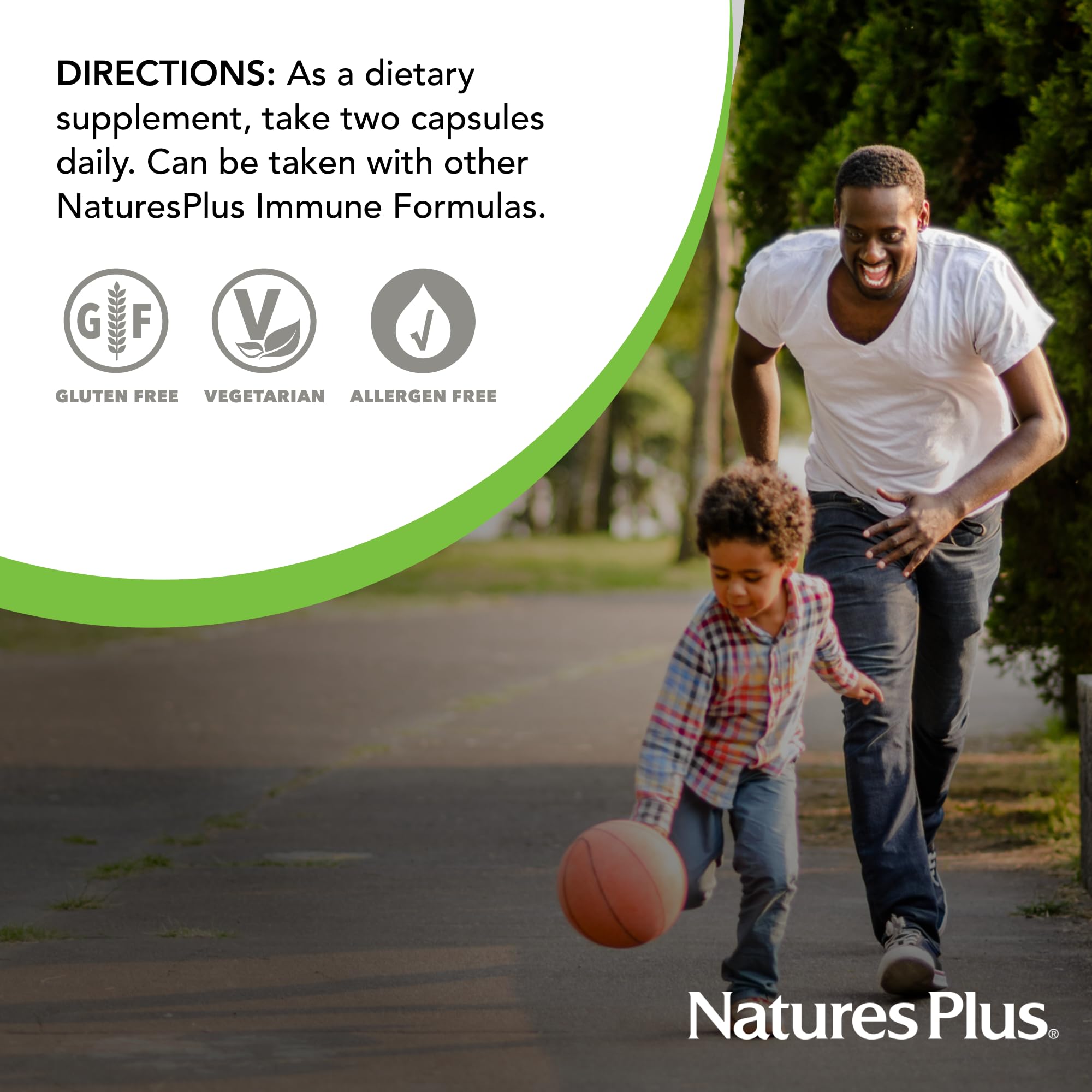 Nutrition facts and serving size on bottle label