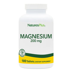 NaturesPlus Magnesium 200 mg bottle front label