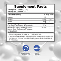 NaturesPlus Marine Collagen Peptides unflavored label
