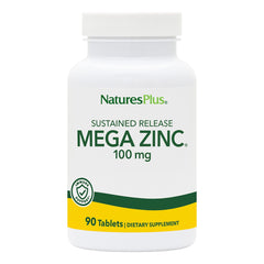 Front hero image of NaturesPlus Mega Zinc bottle 100 mg sustained release