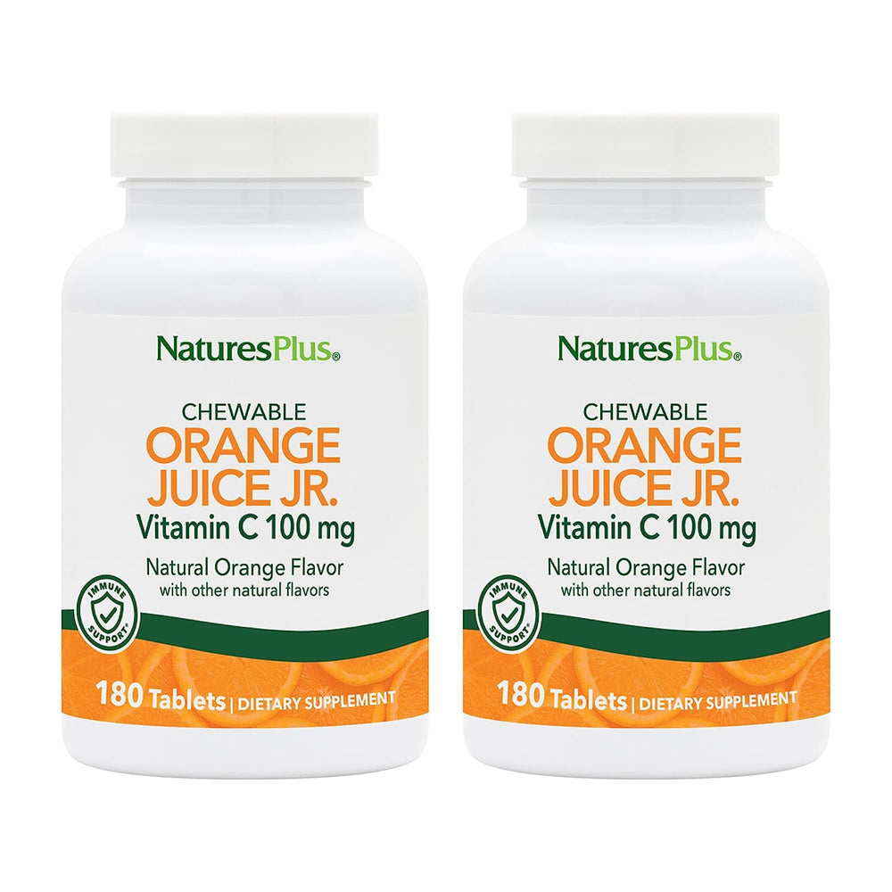 NaturesPlus Orange Juice Jr. vitamin C chewables bottle