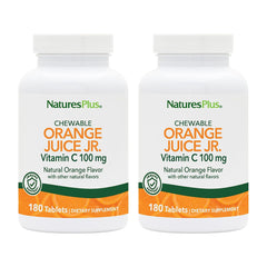 NaturesPlus Orange Juice Jr. vitamin C chewables bottle