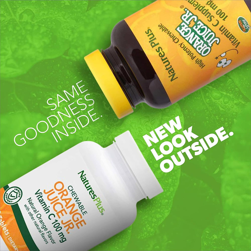 Orange flavor vitamin C chewables for kids