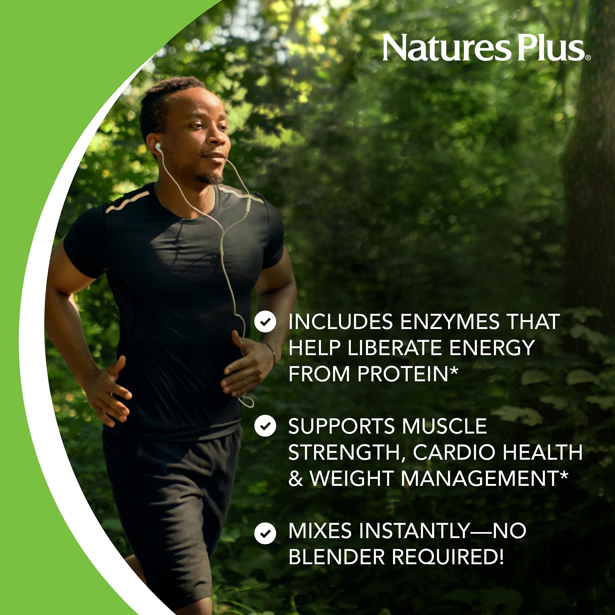 NaturesPlus Organic Paleo Protein 1.49 lb container with label