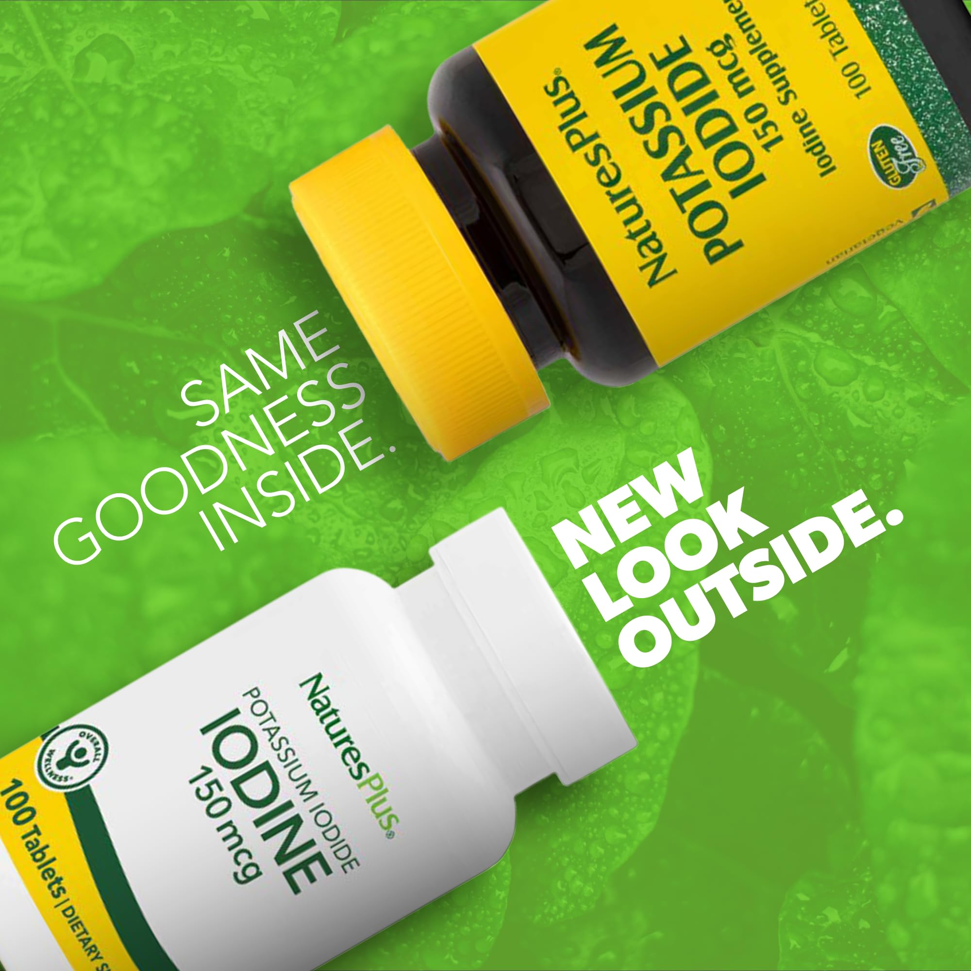 Close-up of potassium iodide tablets in blister packaging