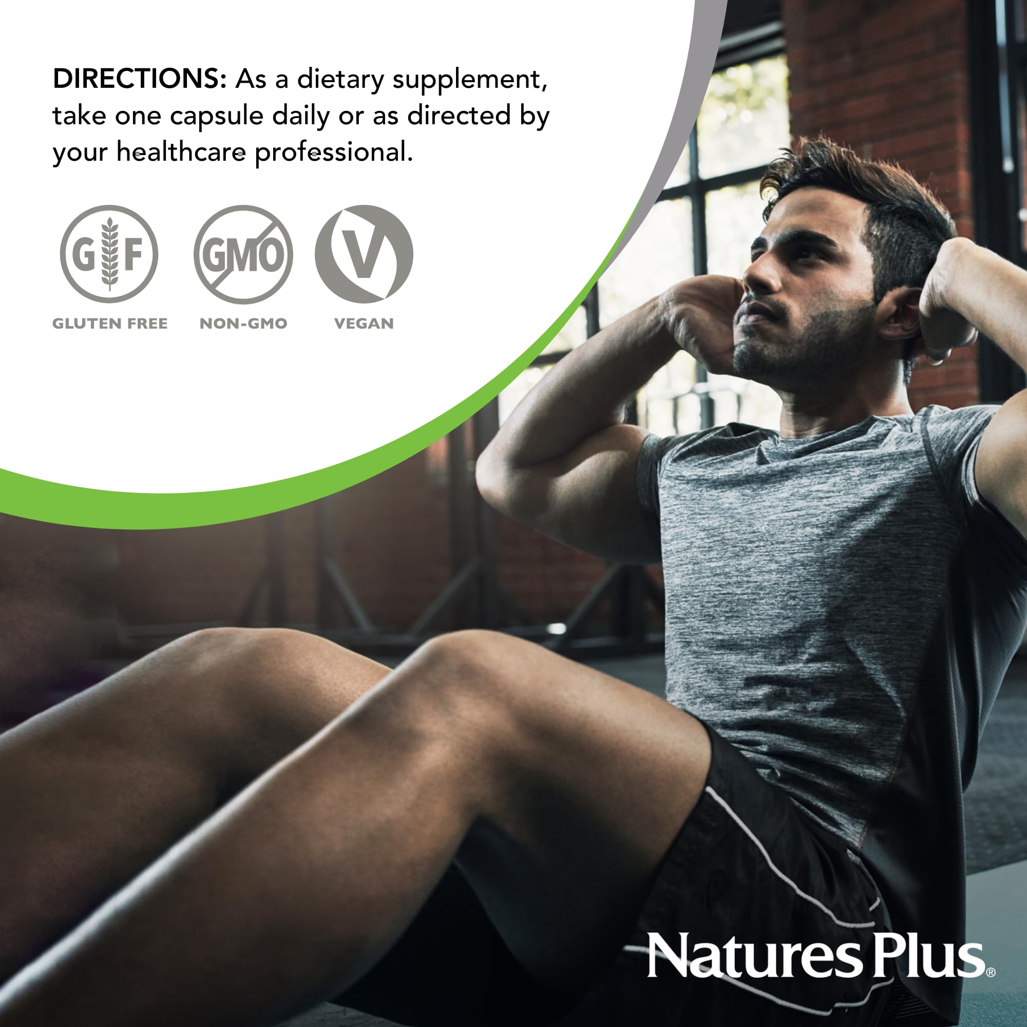 Non-GMO, Vegan, Gluten Free, Soy Free icons on label