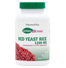 NaturesPlus Herbal Actives Red Yeast Rice bottle label