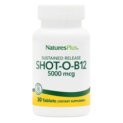 NaturesPlus Shot-O-B12 bottle – front view