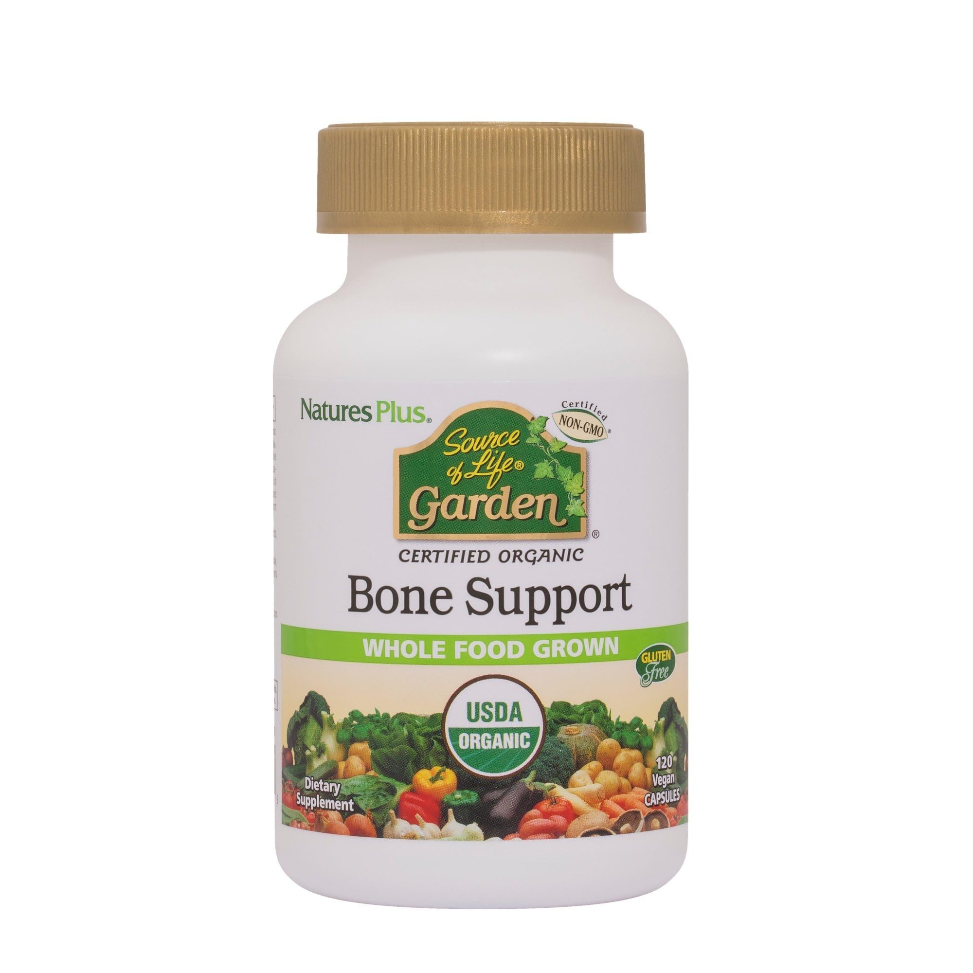 Bottle of NaturesPlus Source of Life Garden Organic Bone Supplement with AlgaeCal