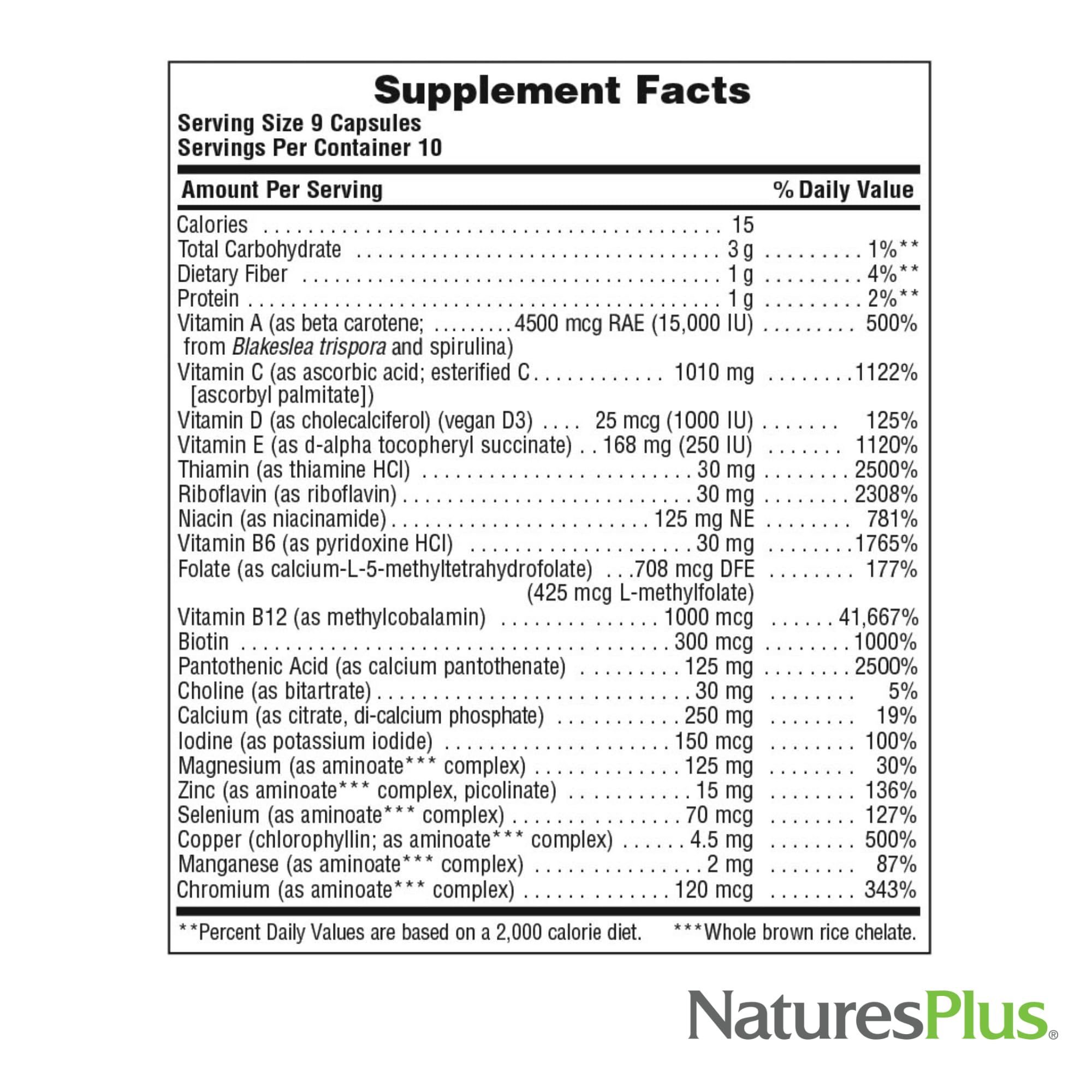 Gluten-free and vegetarian formulation