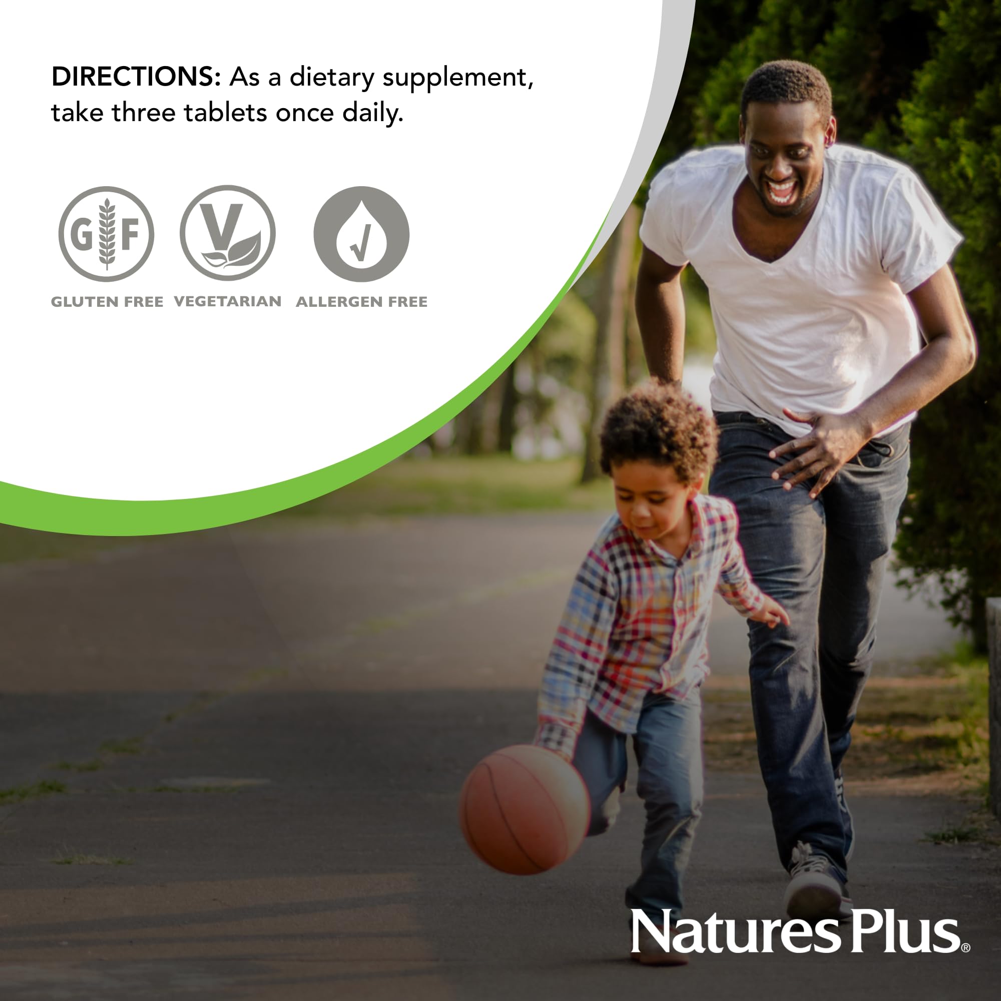 Serving information shows 60 servings per bottle