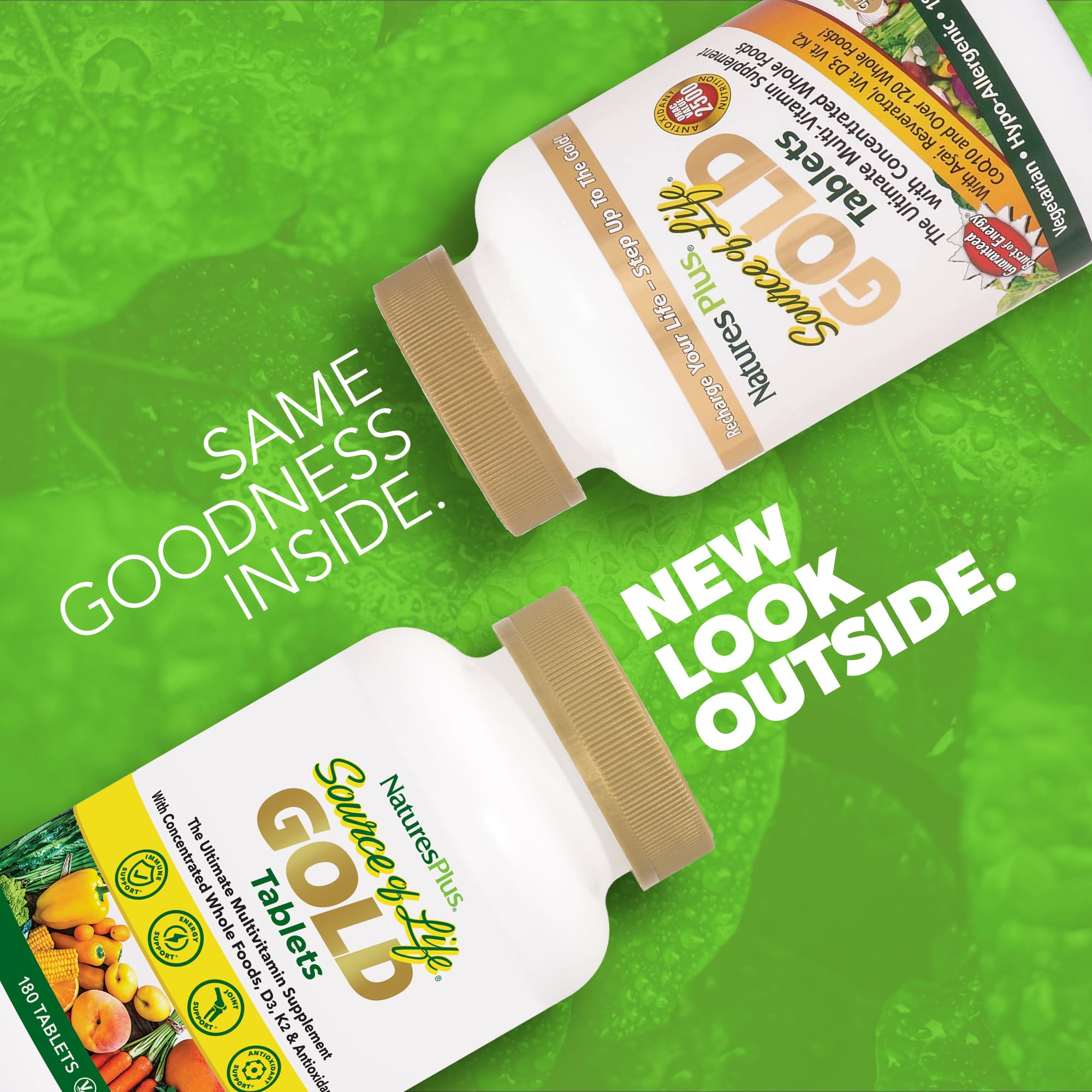 D3 and B12 ingredients highlighted in Source of Life Gold formula