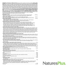 Servings and serving cups for NaturesPlus Energy Shake Tropical Berry