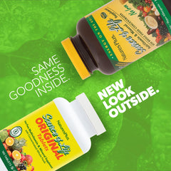 Supplement facts panel for NaturesPlus Source of Life No Iron