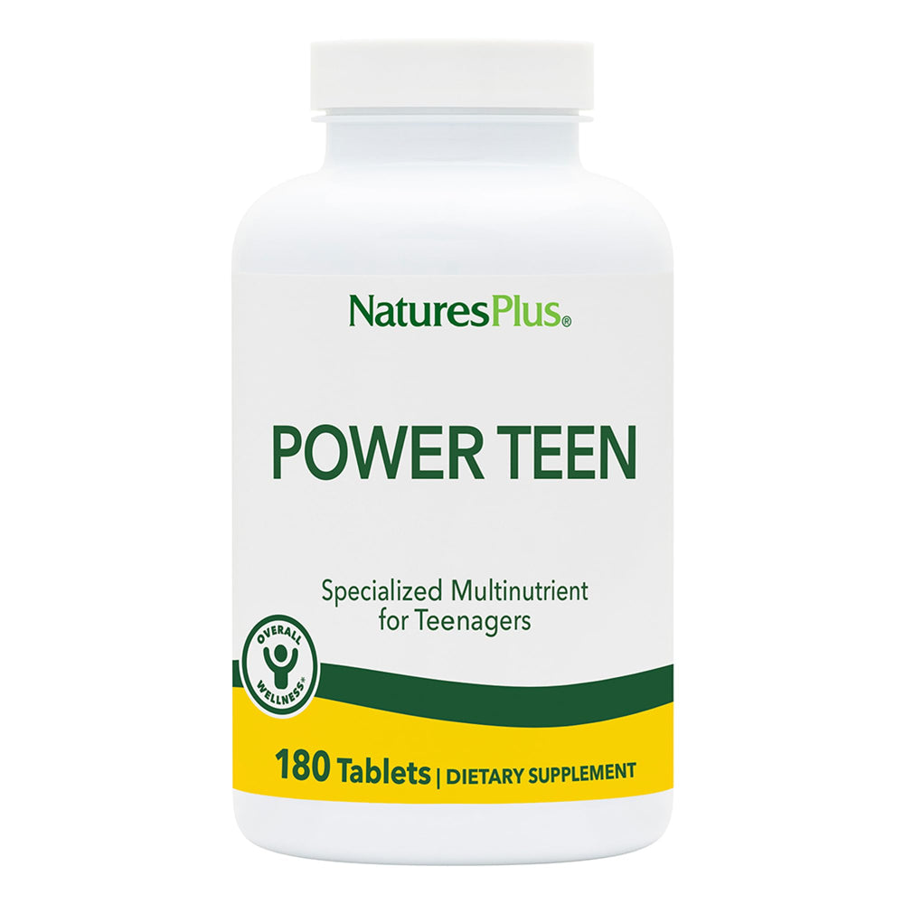 Power Teen bottle with 180 vegetarian tablets