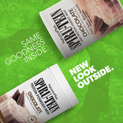 NaturesPlus Spiru-Tein Chocolate protein powder back nutrition label