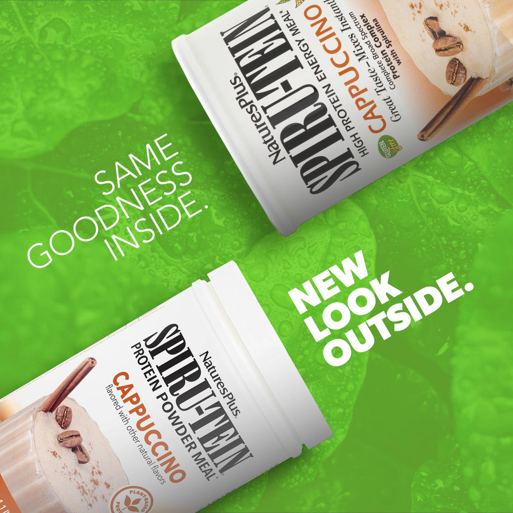 Tri-Part Protein Blend: rice protein, pea protein, non-fermented and fermented soy