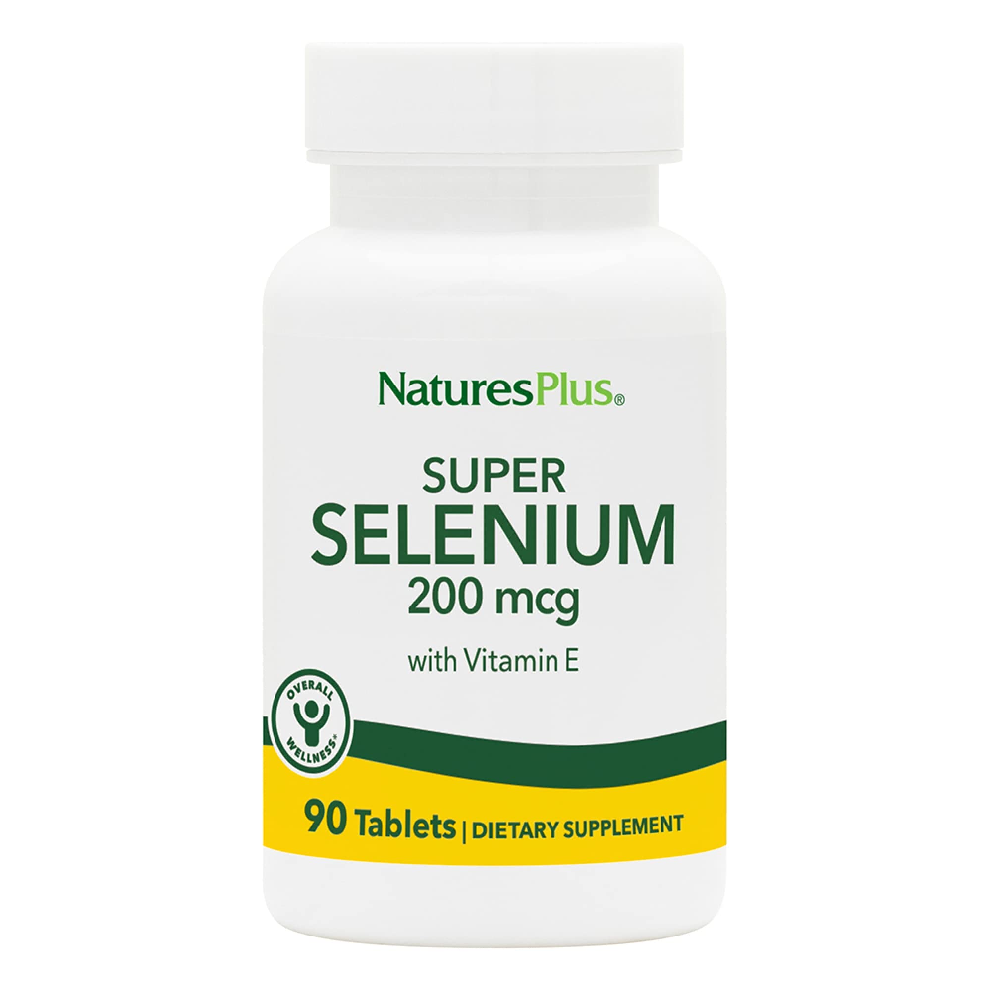 Bottle front view of NaturesPlus Super Selenium Complex