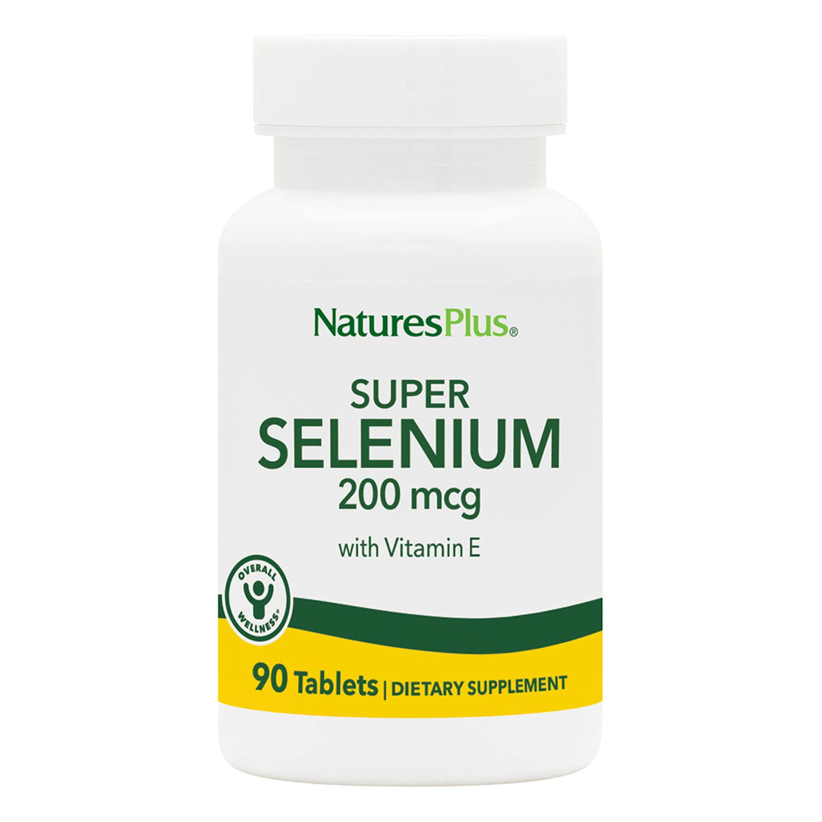 Bottle front view of NaturesPlus Super Selenium Complex