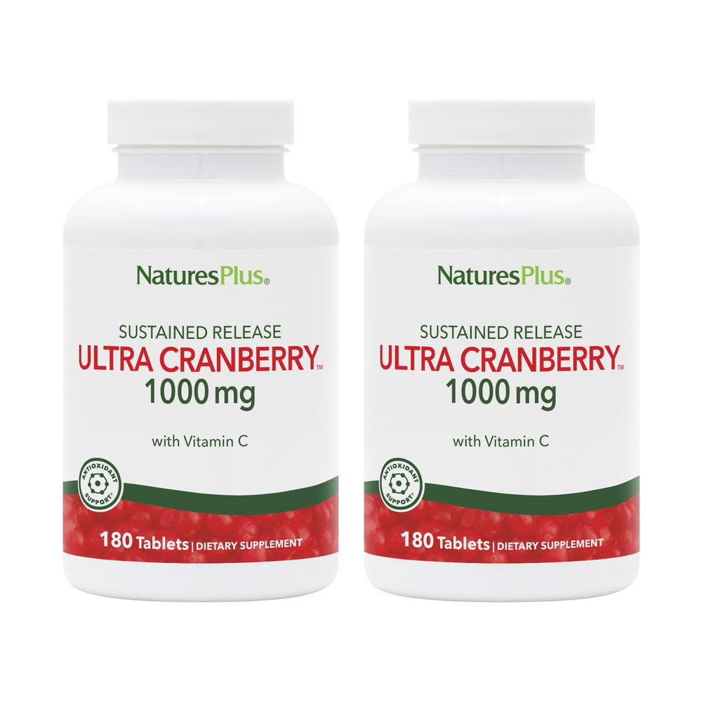 NaturesPlus Ultra Cranberry 1000-180 bottle front label