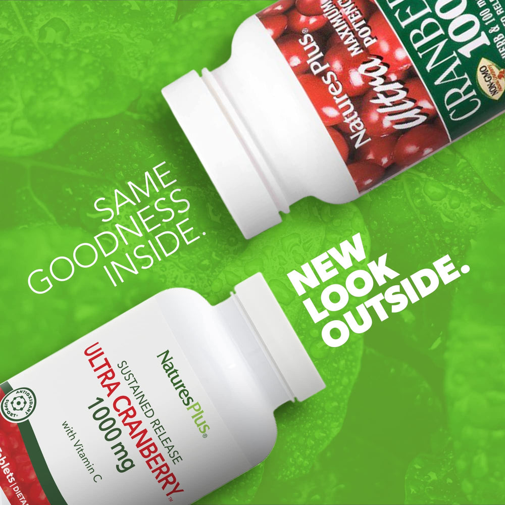 Close up of cranberry concentrate tablets