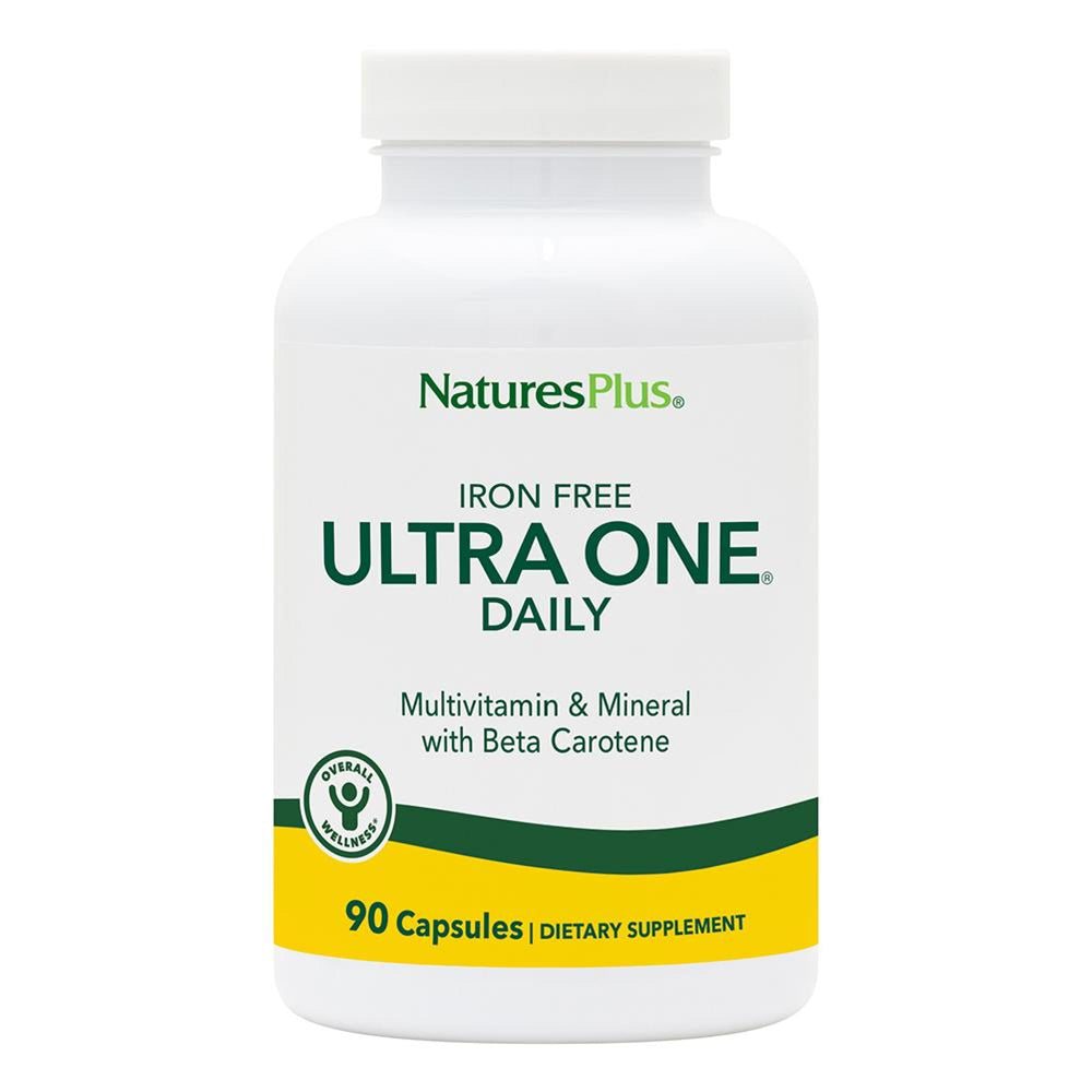 NaturesPlus Ultra One Daily Iron Free capsules hero image