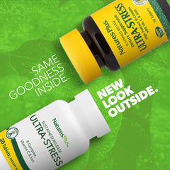 Close-up of bottle highlighting sustained release feature