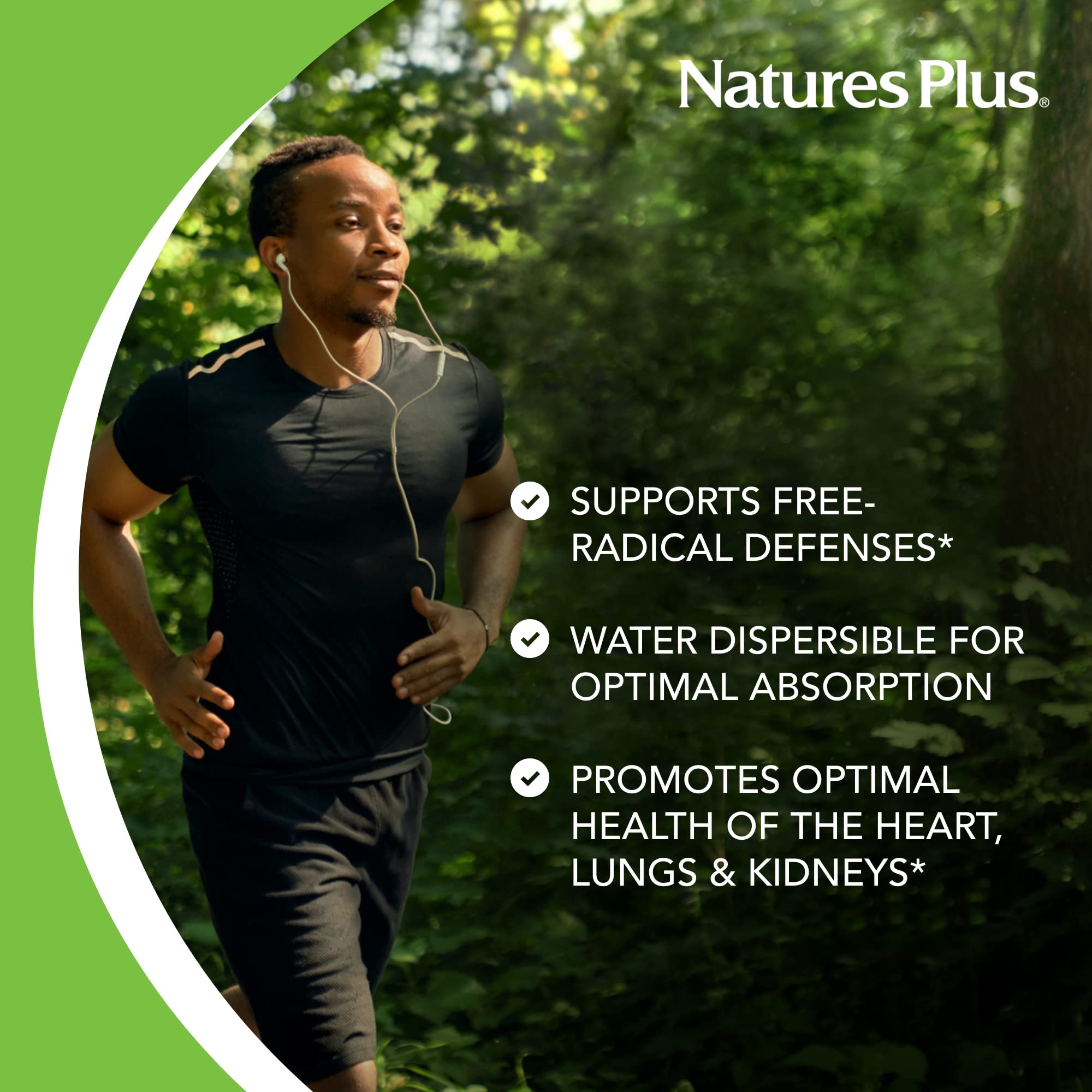 Packaging and bottle of NaturesPlus Vitamin A Palmitate