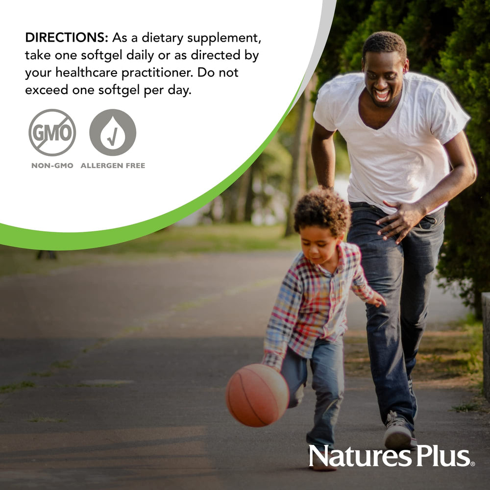 Gluten-free packaging for NaturesPlus Vitamin D3 softgels
