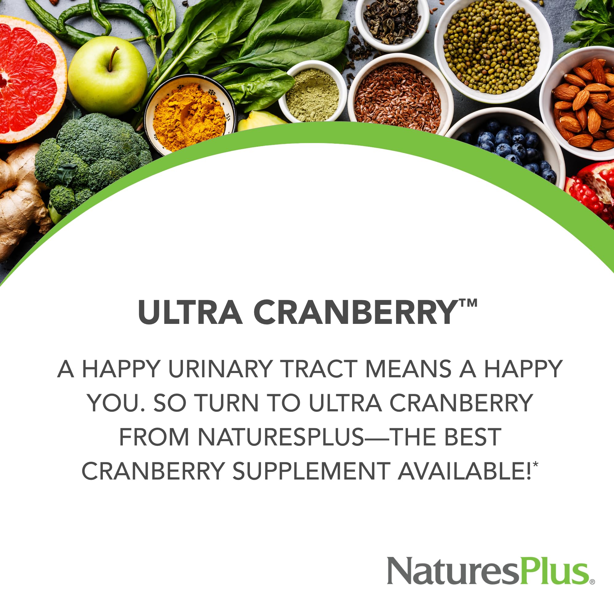 NaturesPlus Ultra Cranberry bottle with label