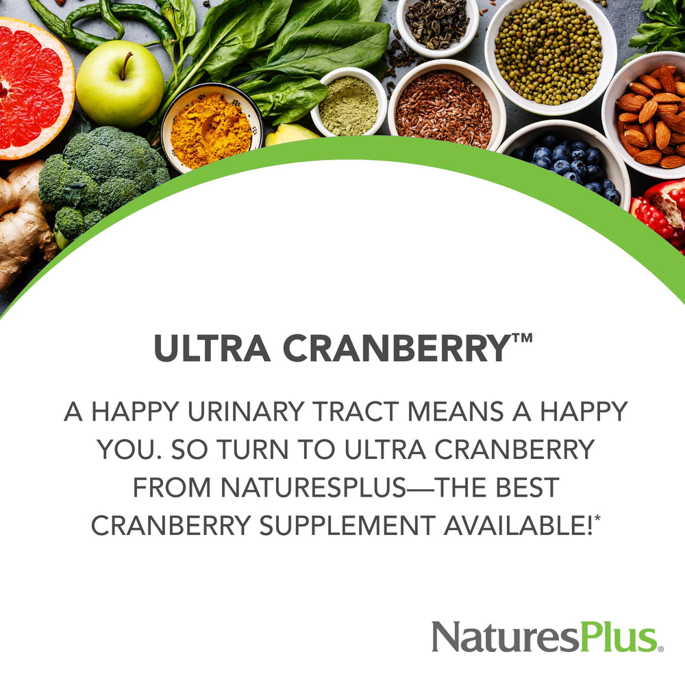 NaturesPlus Ultra Cranberry bottle with label