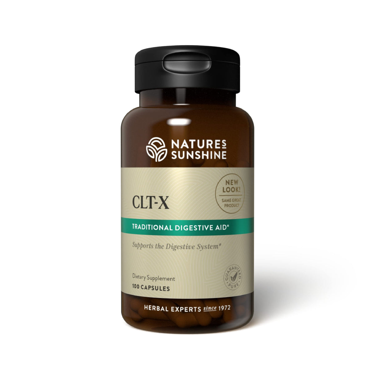 Nature's Sunshine CLT-X bottle and label