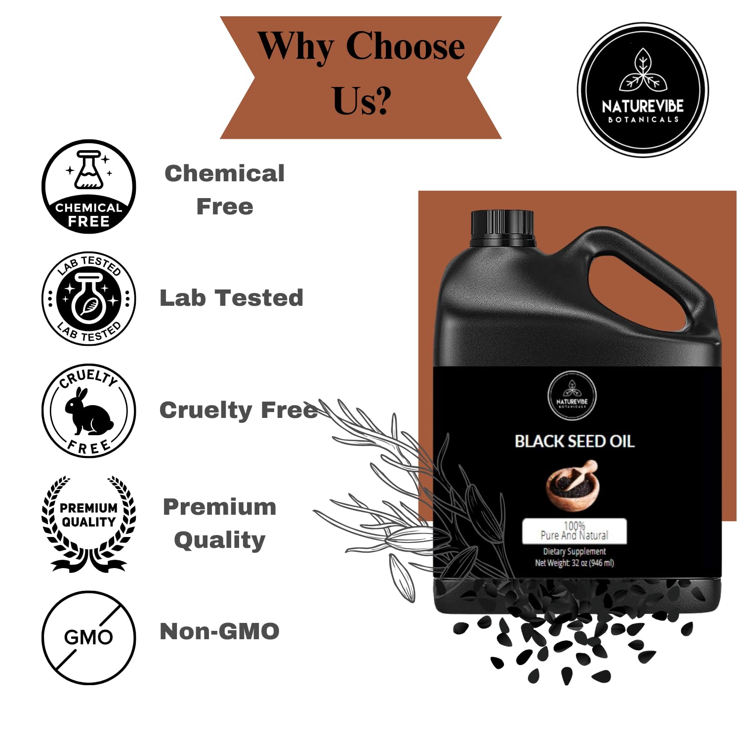 Naturevibe Botanicals logo on packaging