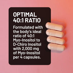 NatureWise powder texture on spoon illustrating inositol purity benefit