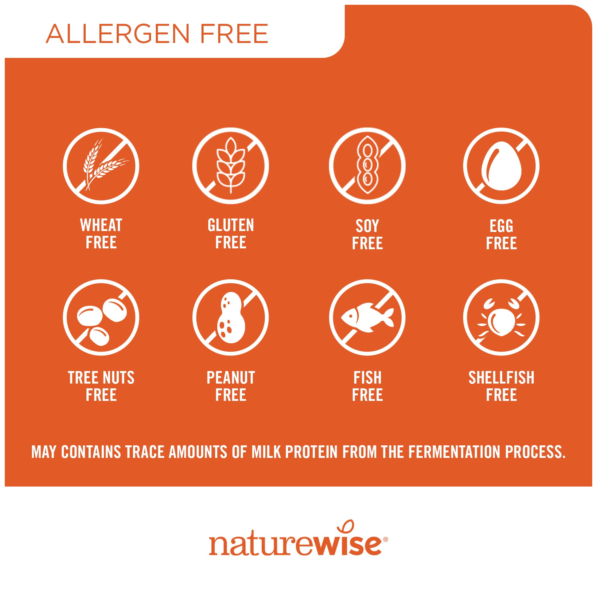 Prebiotics included with NatureWise Probiotics