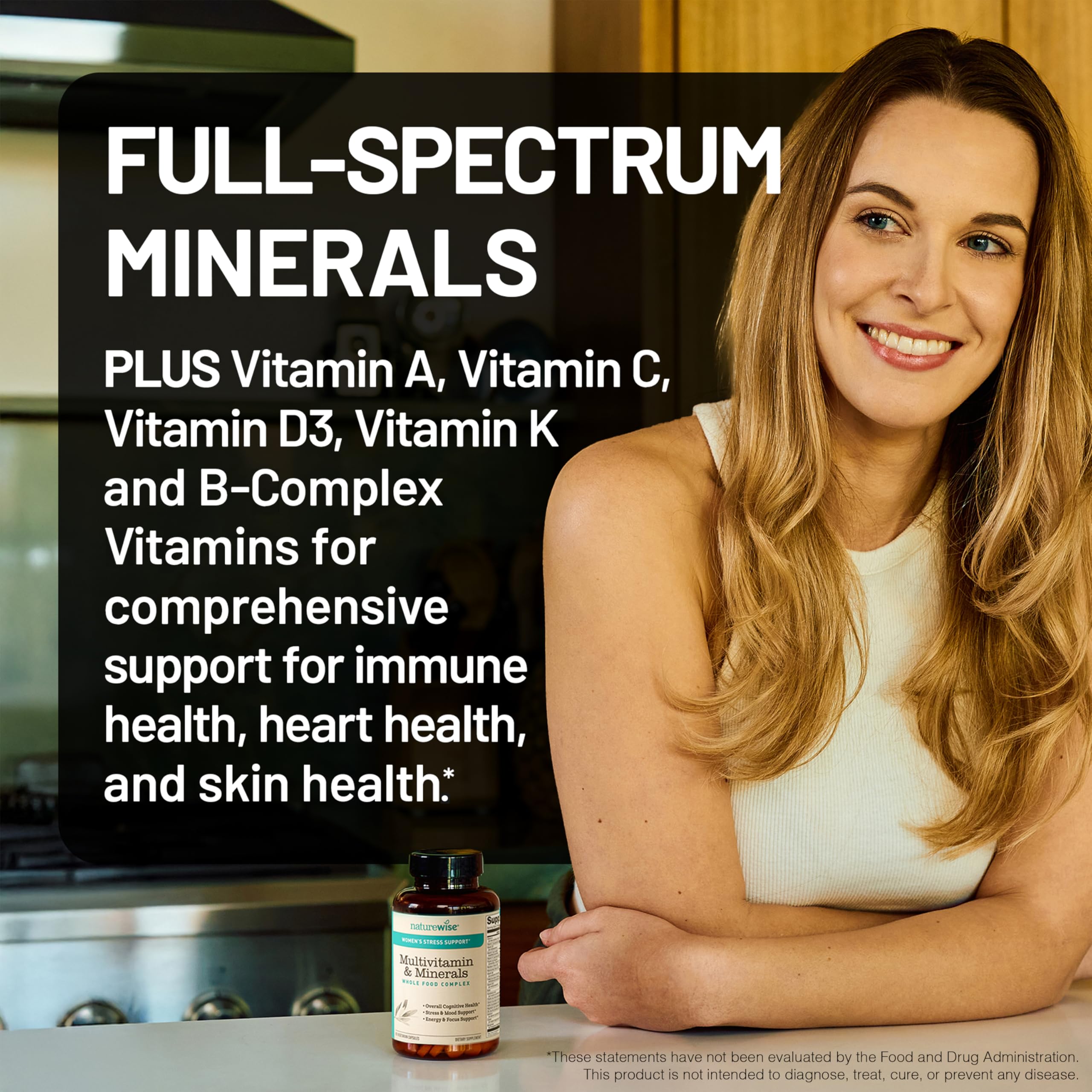 Label highlighting organic fruits and vegetables (strawberry, kale, broccoli)