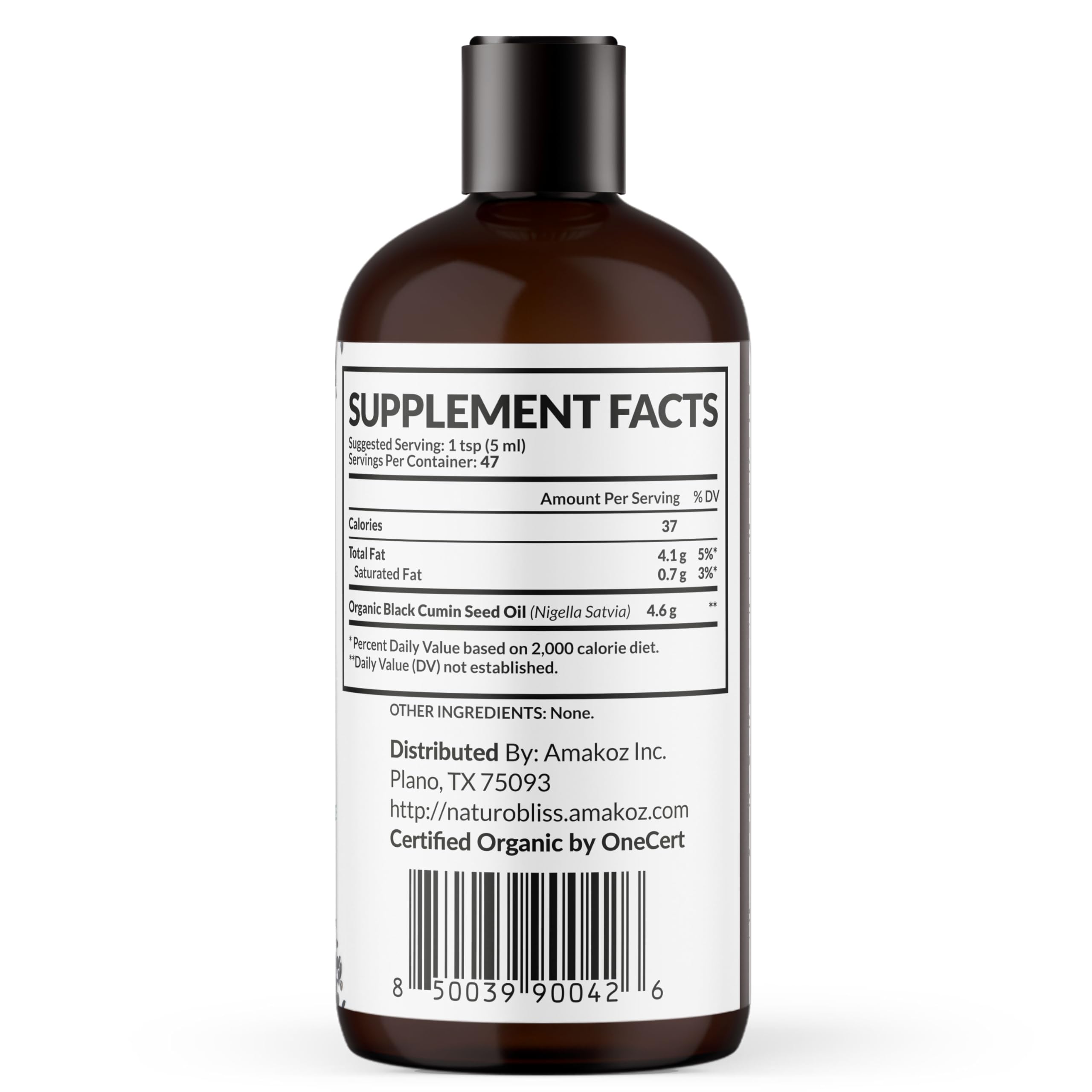 USDA Organic seal on NaturoBliss bottle