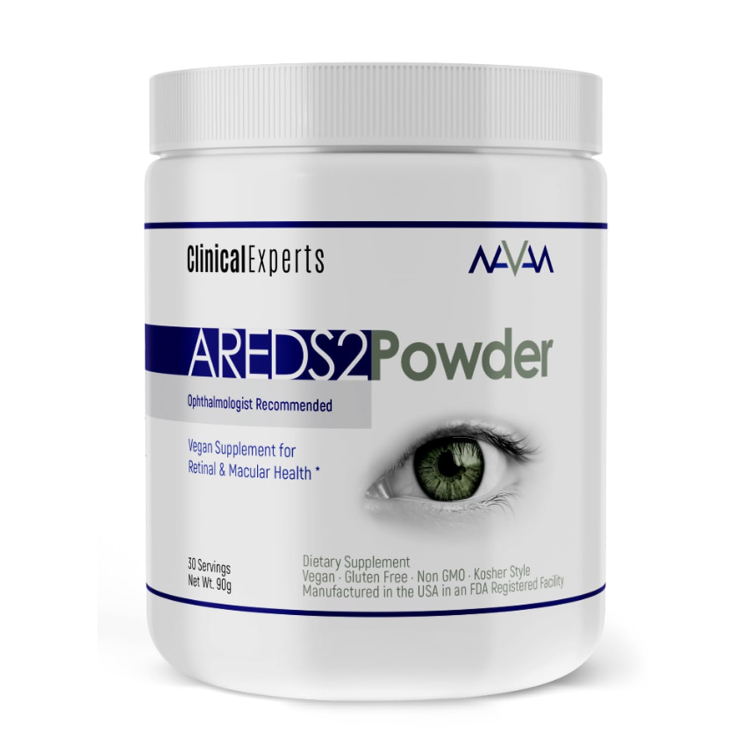 Navan AREDS 2 Powder bottle label