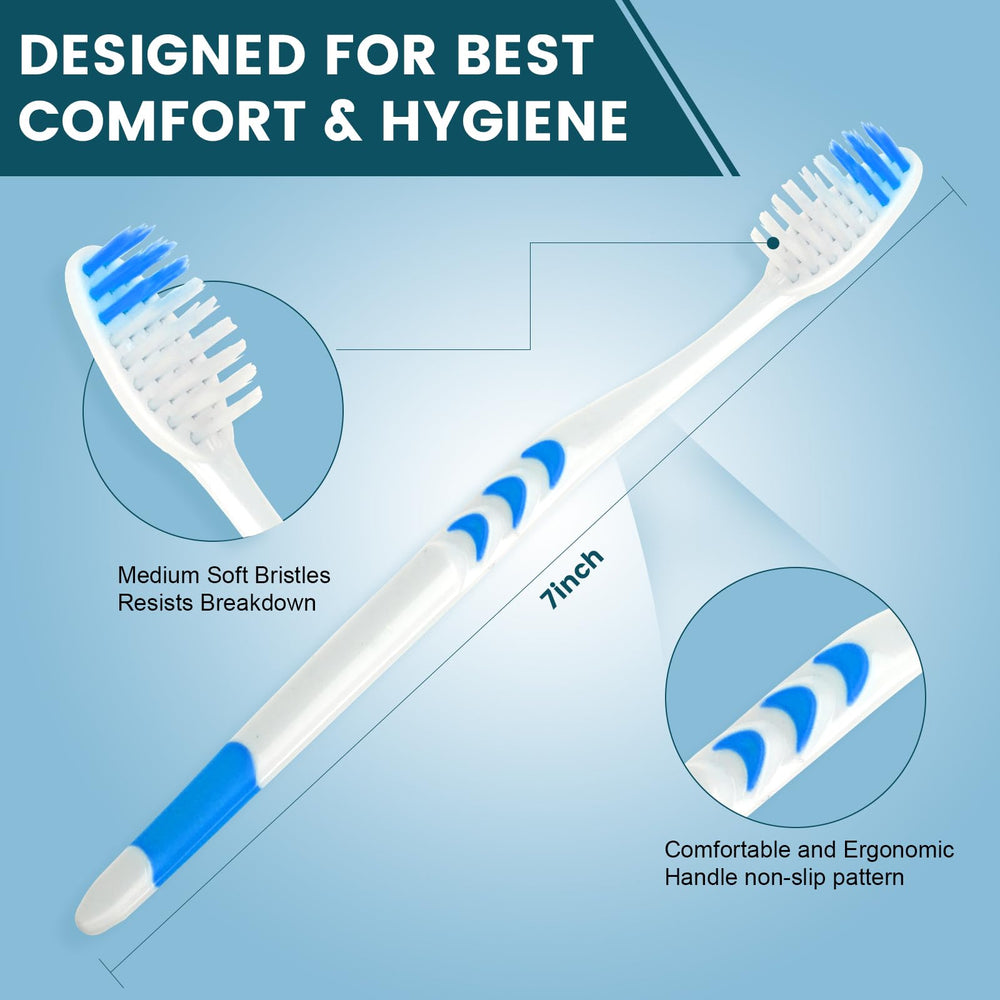 Close-up of soft bristles for gentle cleaning