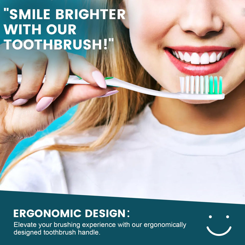 Individually wrapped disposable toothbrush for travel