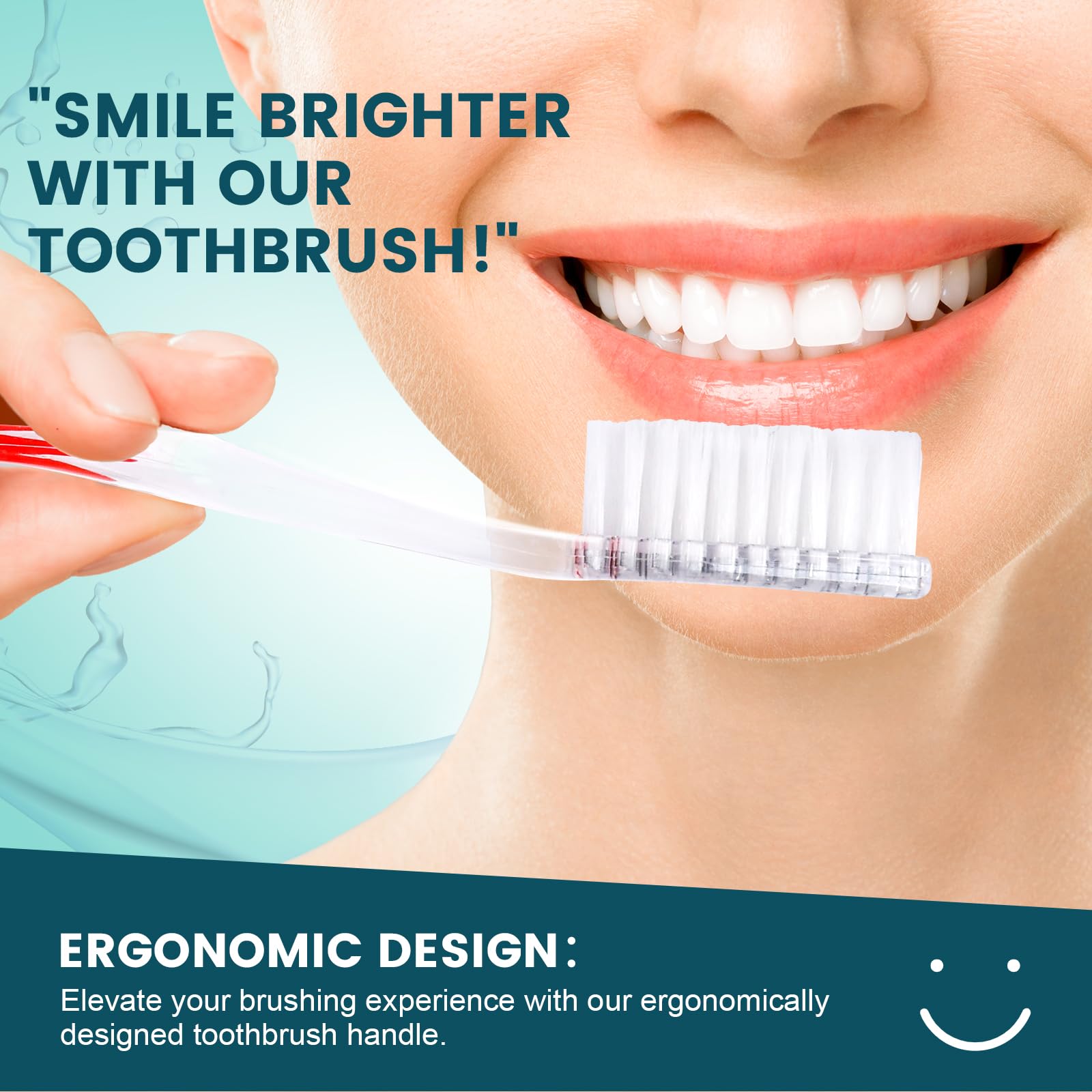 Bulk toothbrush set ideal for travel, hotels, clinics, or donations