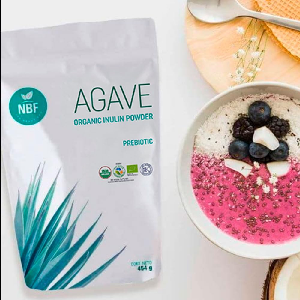 Eco conscious organic agave inulin powder image