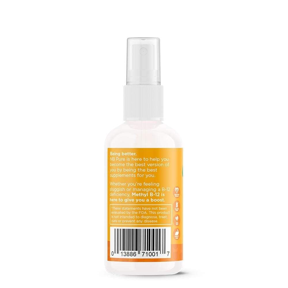 Family-friendly nbpure Methyl B12 Spray for women, men, and kids