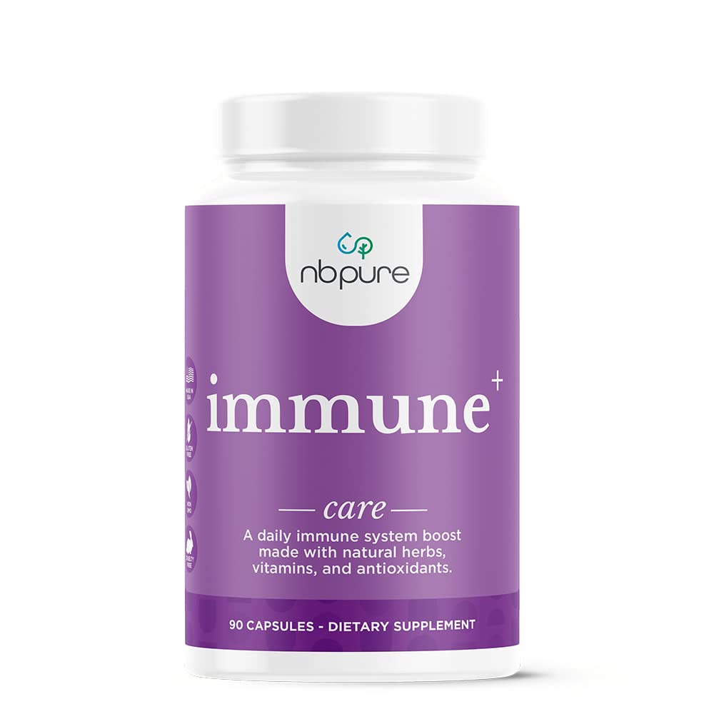 nbpure Immune+ bottle front view with label